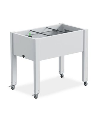 Srushti Raised Garden Bed with Wheels