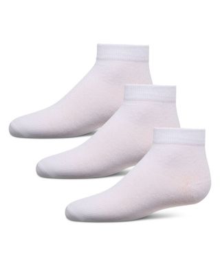Kids Unisex Cotton Blend Mid-Cut Socks 3-Pack
