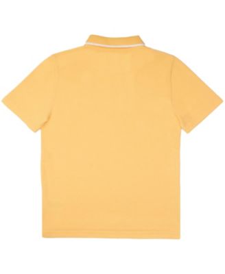 Big Boys Peach Polo Short Sleeve Classic Polo Shirt