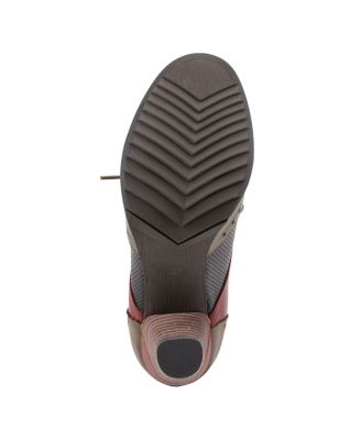 Women s Bardot Hand-Painted Leather Oxford Shoes and Lace-Up Derby Style Pumps