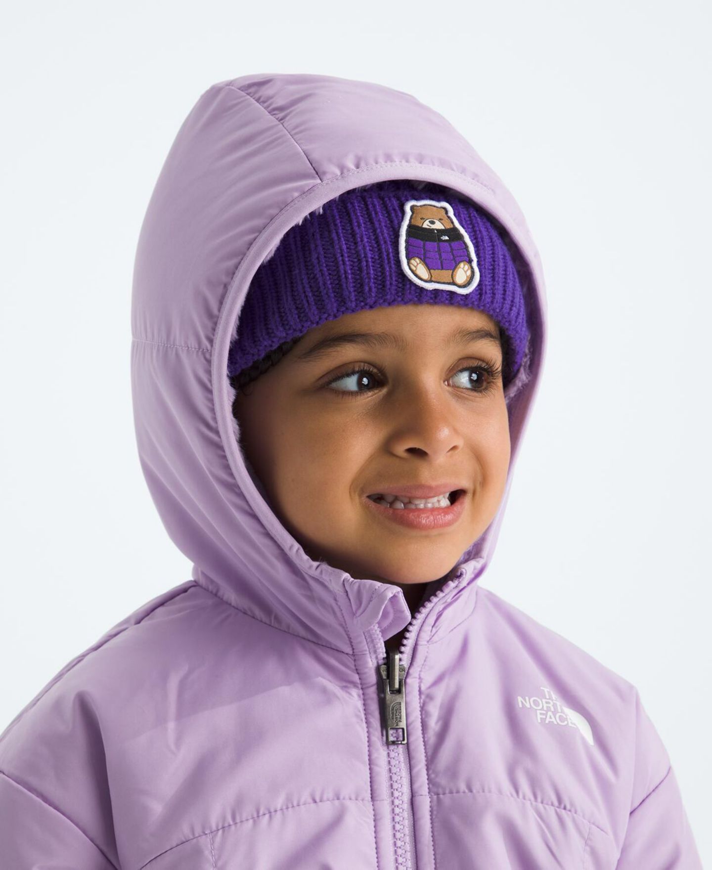 Куртка The North Face Shasta Hooded Jacket для девочек, цвет: Сиреневый — фото 4