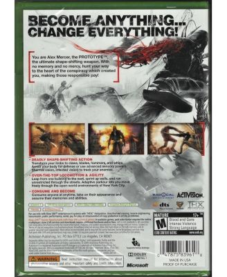 Prototype (Platinum Hits) - Xbox 360