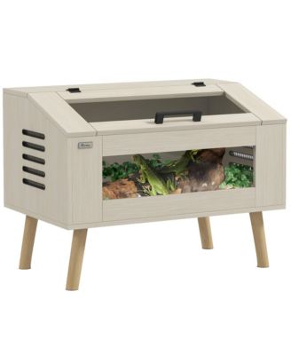 30 Gallon Reptile Terrarium W/ Top Opening Windows & Air Vents