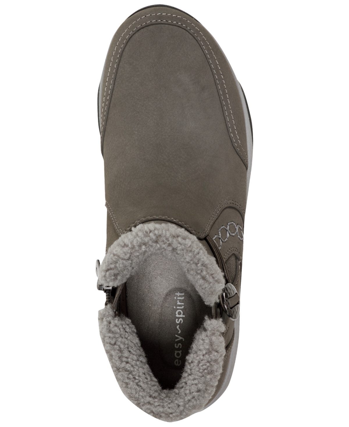 Easy Spirit Women's Erique Cozy Cold Weather Booties In Gray