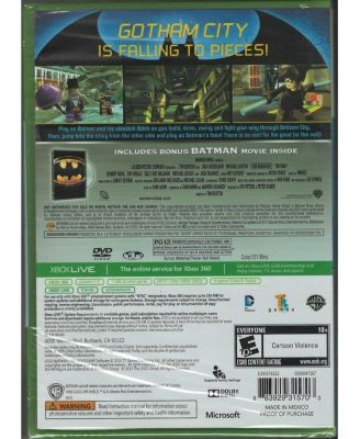 Lego Batman The Videogame with Batman Movie Combo Pack - Xbox 360