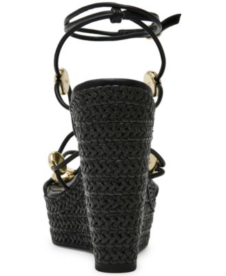 Women's Oaklie Studded Strappy Wedge Sandals