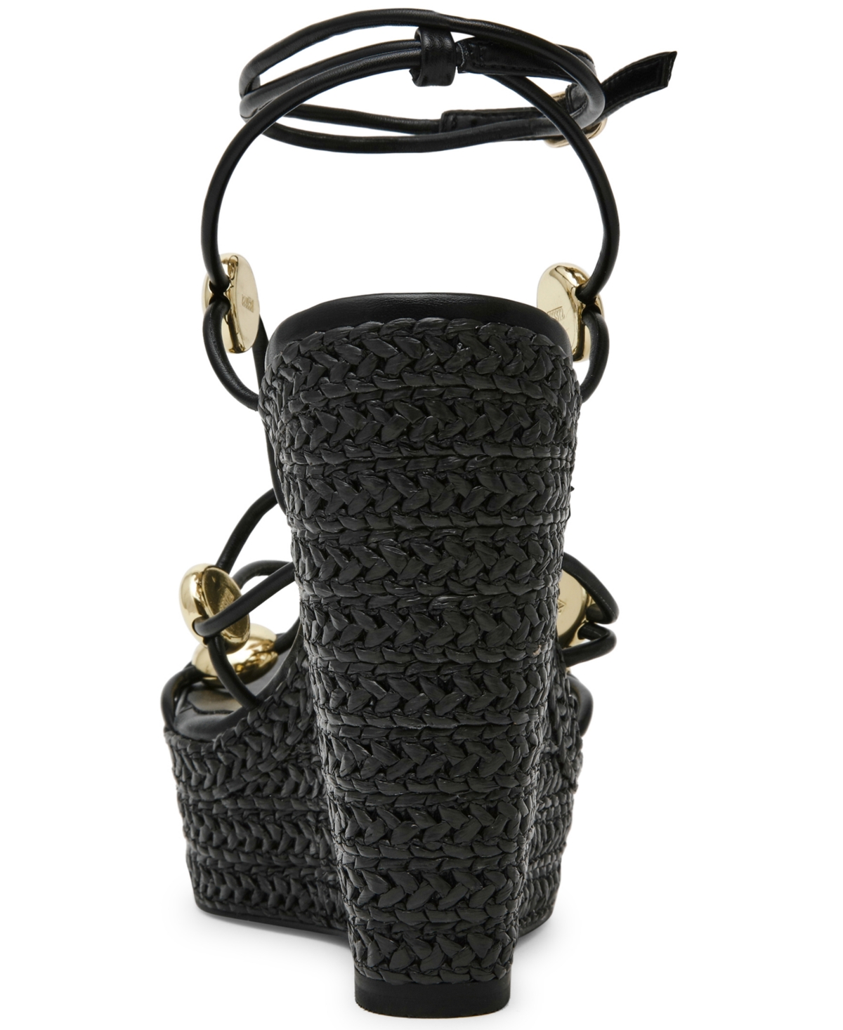 Steve Madden Women's Oaklie Studded Strappy Wedge Sandals