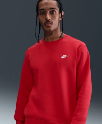 Men's Pullover Fleece Crewneck Logo Sweatshirt