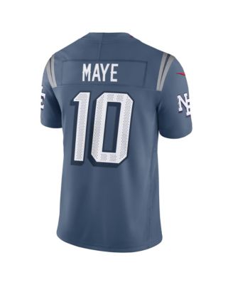Men's Drake Maye Blue New England Patriots NFL Rivalry Limited Jersey