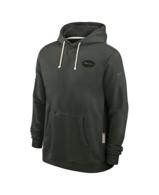 Men's Green New York Jets 2025 NFL Rivalries Sideline Dri-Fit Hoodie