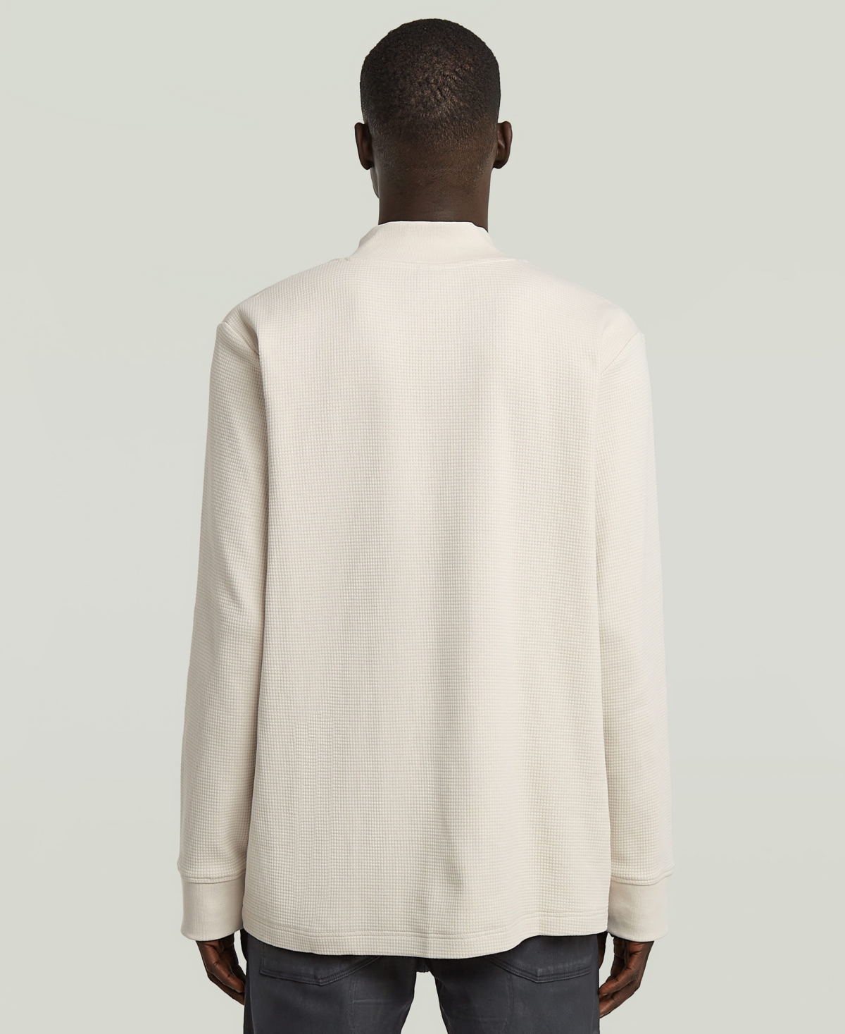 G-star Raw Men's Tweeter A-line Half Zip Sweater In White