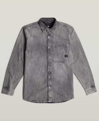 Men's Faded Denim Shirt