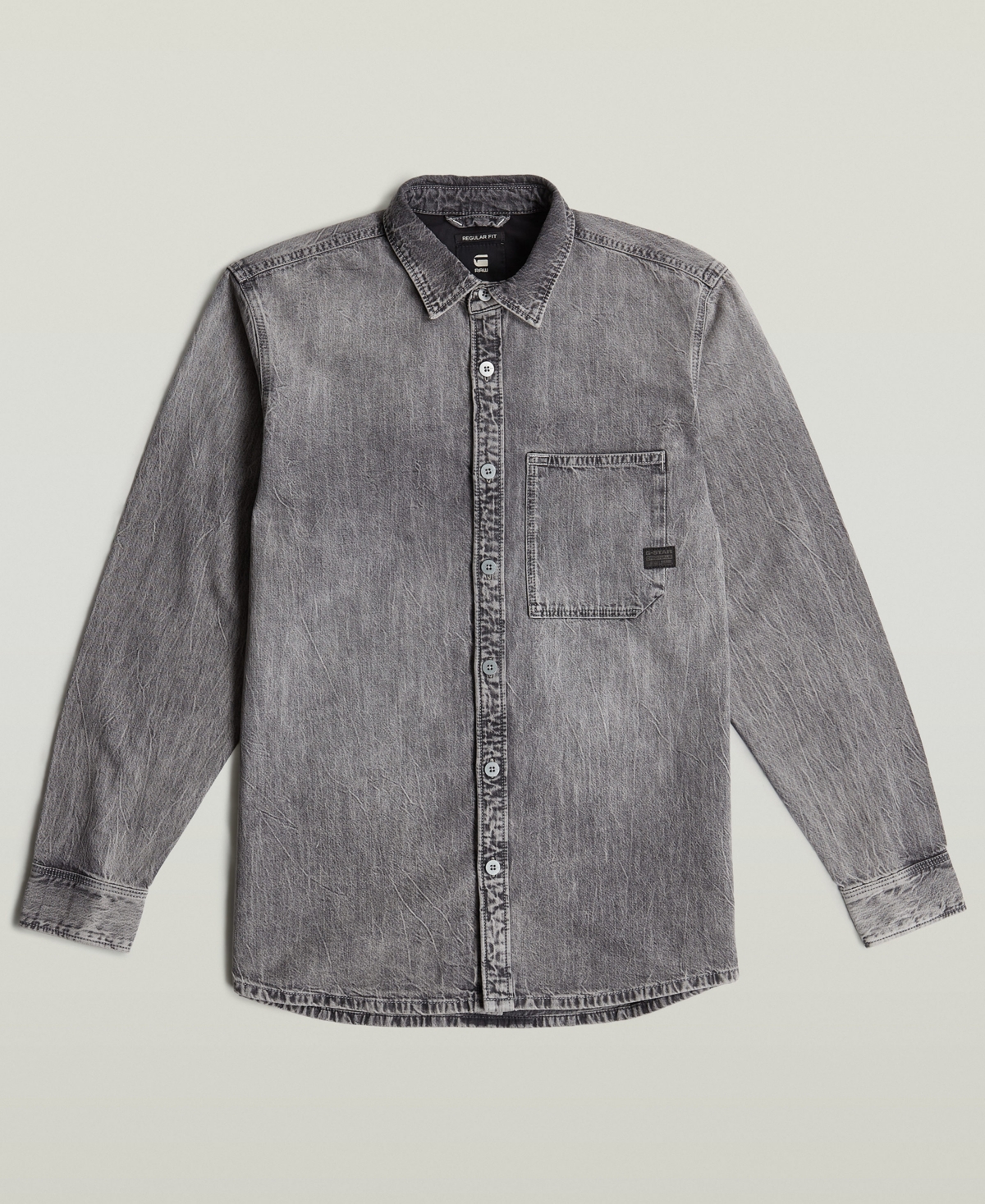 G-star Raw Regular One Pocket Shirt In Gray