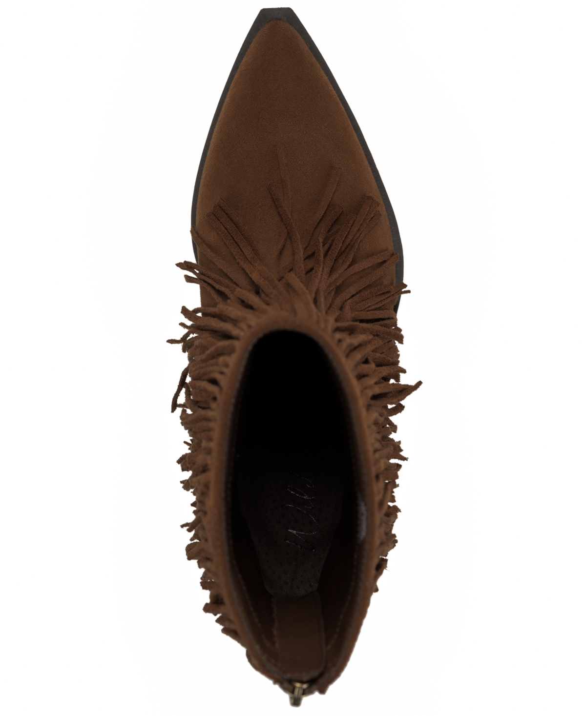 Wild Pair Women's Leonie Fringe Booties, Macy's Exclusive In Brown