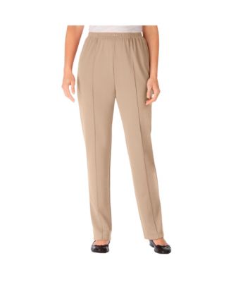 Women's Within Tall Knit Hassle-Free Pull-On Elastic-Waist Pants