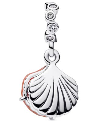 Coral Shell Double Dangle Charms