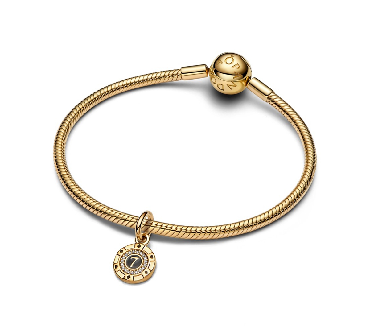 Pandora Lucky Chip Dangle Charms In Gold