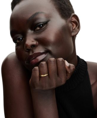 Twisted 14K Gold Plated Band Ring