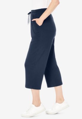 Plus Size Within Sport-Knit Pull-On Capri Pants