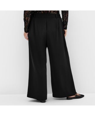 Plus Size Jordan Wide Leg Petite Pant