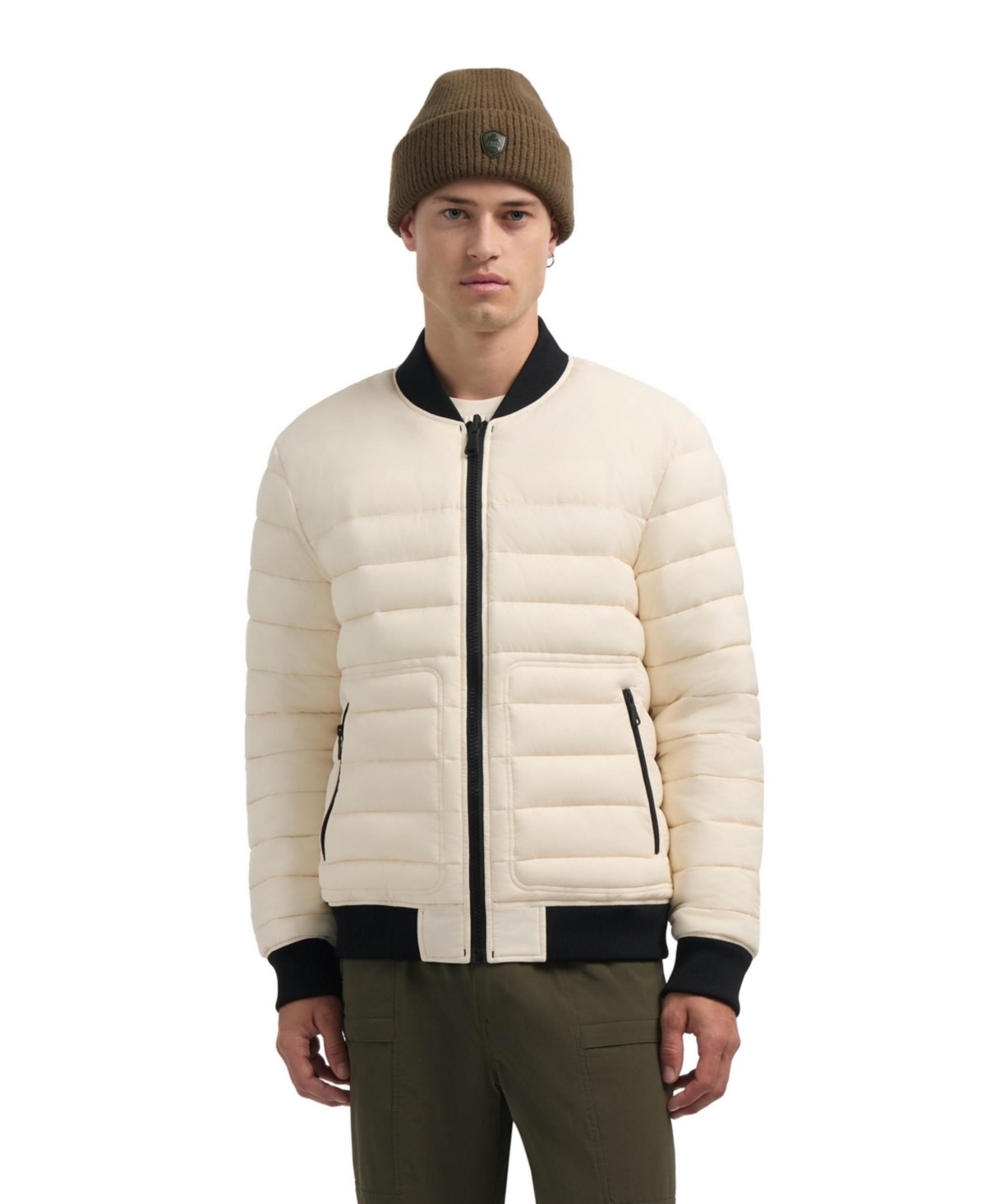 Pajar Aries Reversible Lightweight Bomber Jacket In Black