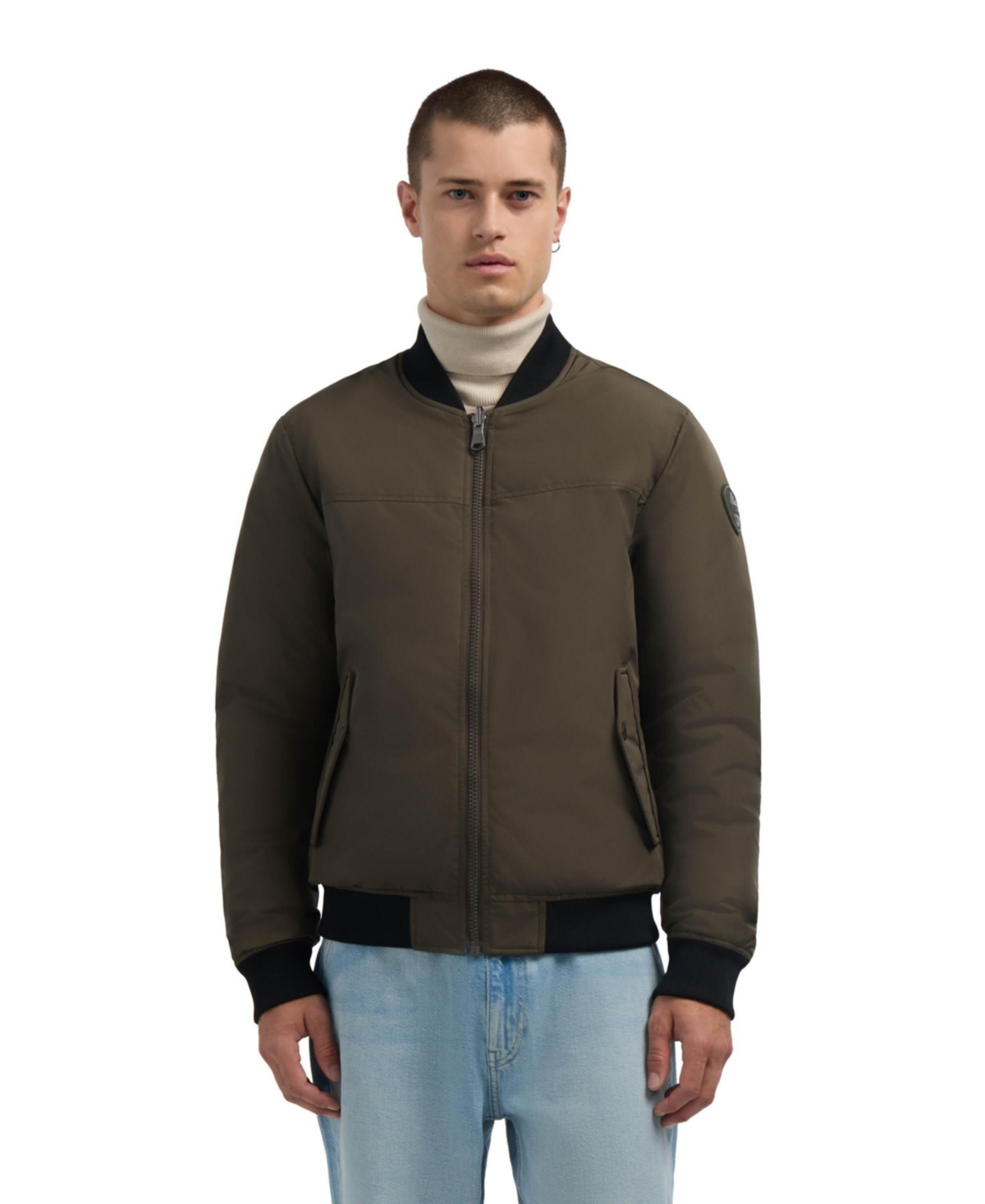 Pajar Aries Reversible Lightweight Bomber Jacket In Green