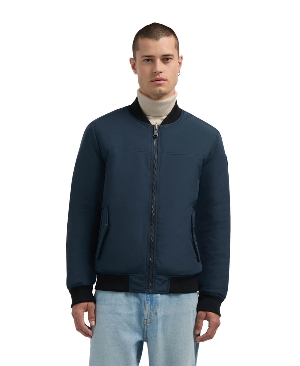 Pajar Aries Reversible Lightweight Bomber Jacket In Blue