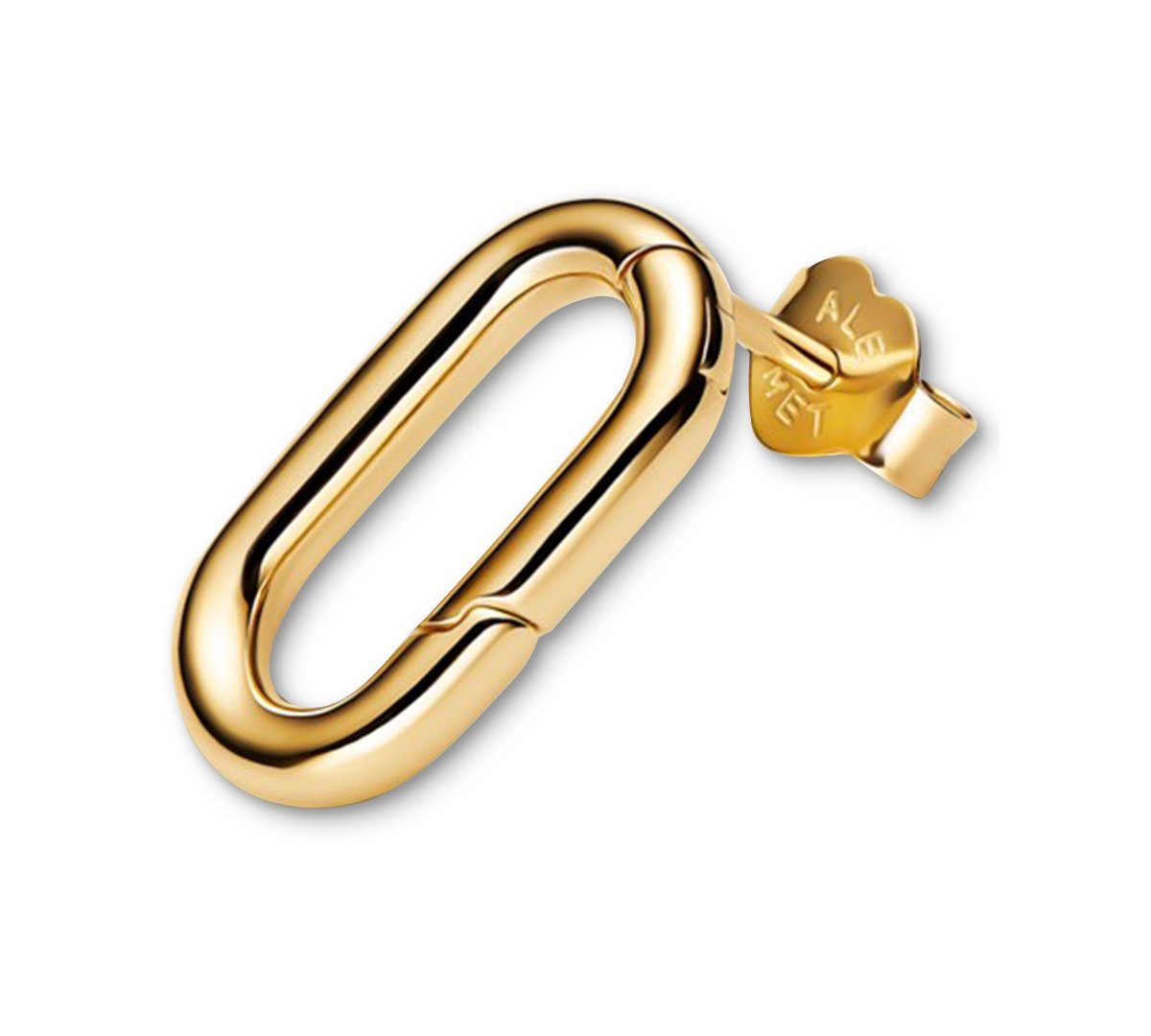 Pandora Openable Stud Earrings In Gold
