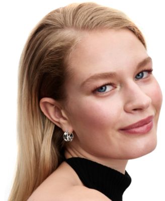 Rippled Small Hoop Earrings