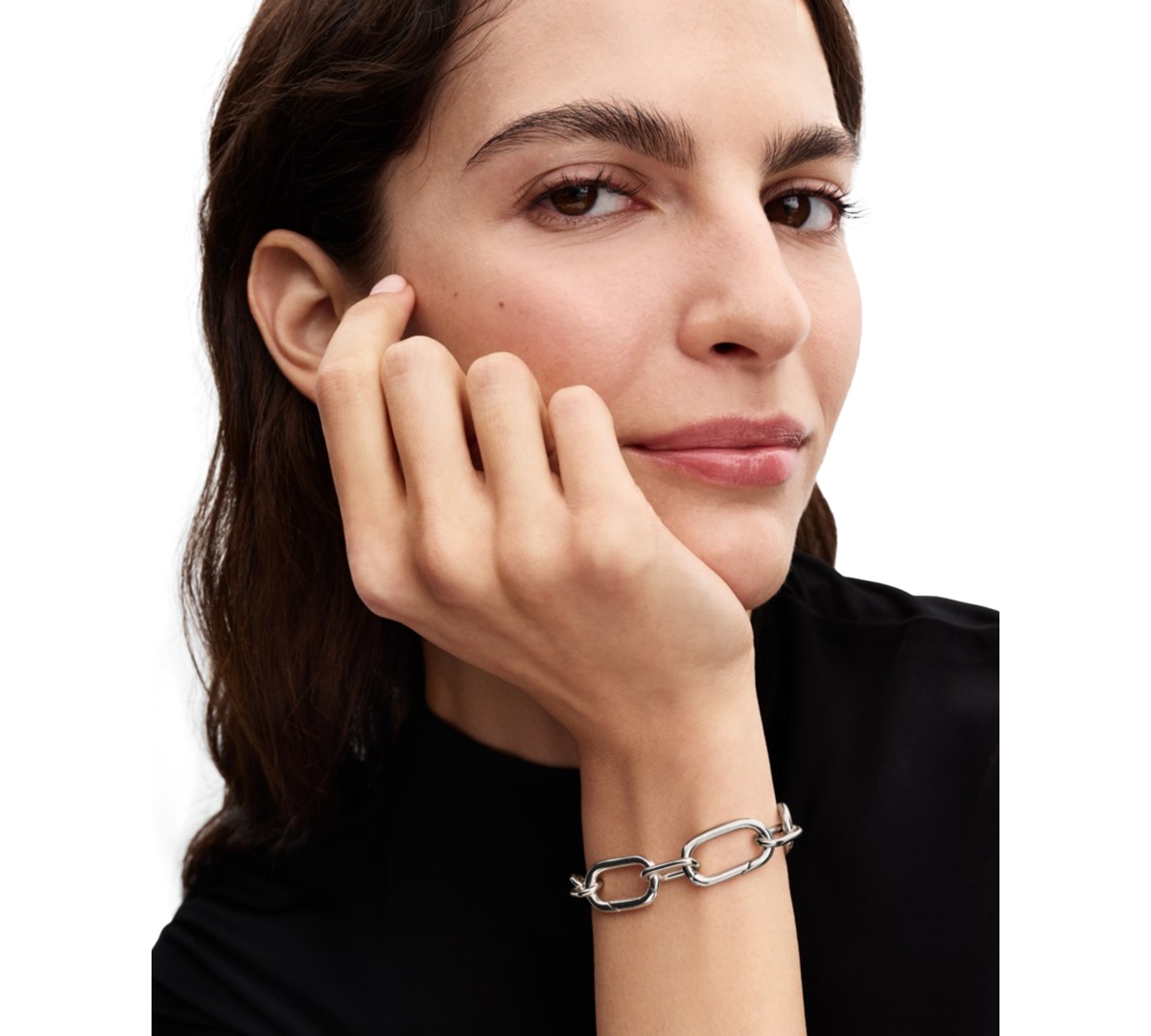 Pandora Bold Link Chain Bracelet In Silver