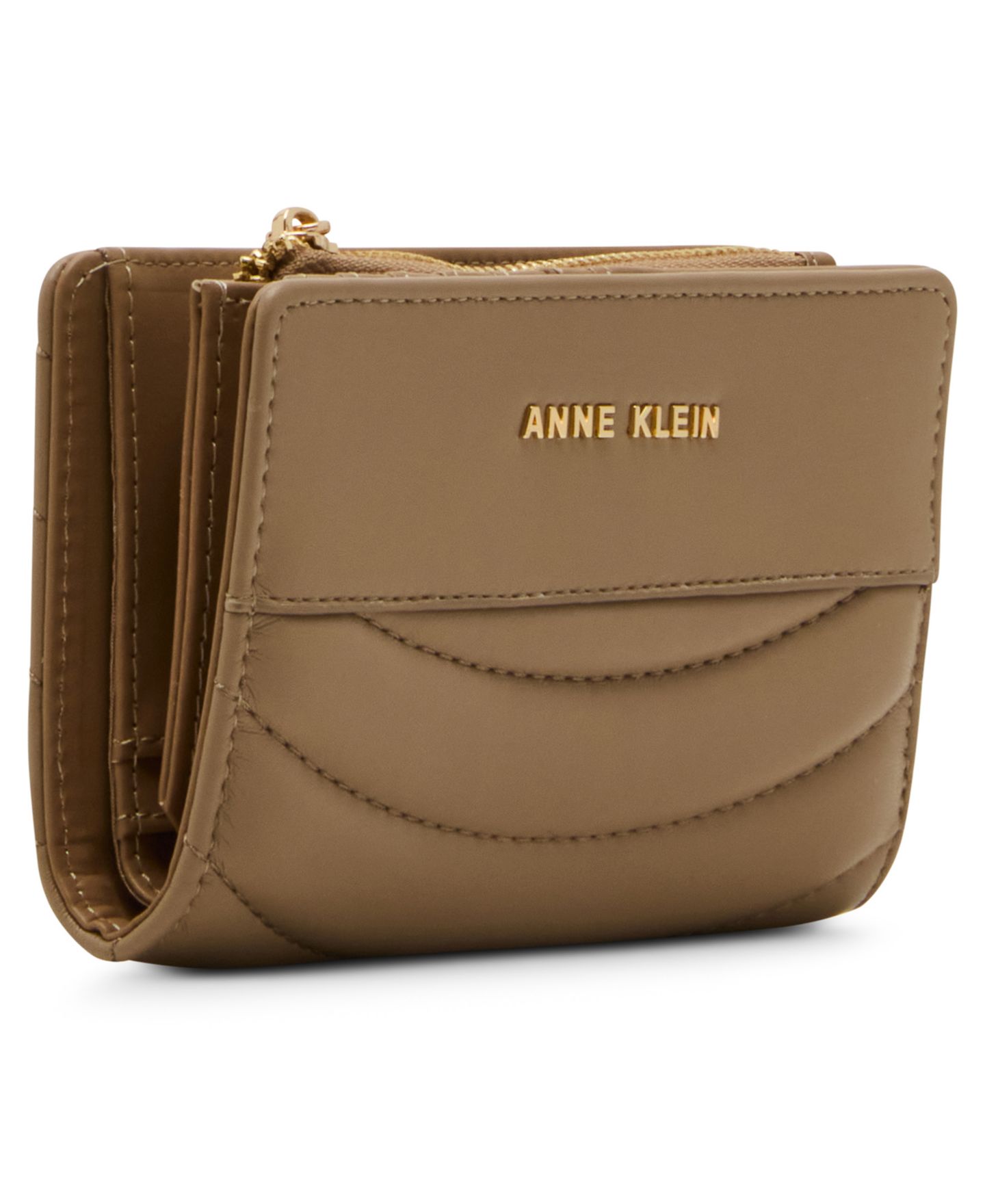 Женские сумки Anne Klein 2 Piece Flap Crossbody bag and Bifold Wallet Gift Set, цвет: Бежевый — фото 4