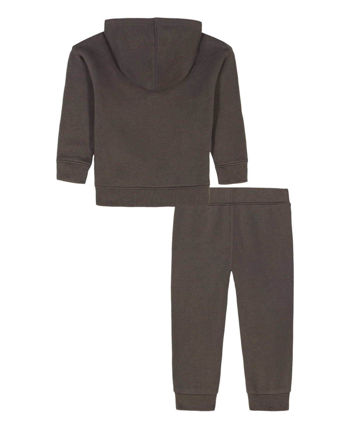 Calvin Klein Boys 2t-7 2-piece Hoodie And Pants Set In Gray