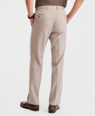 Men's Classic-Fit Sharkskin Dress Pants