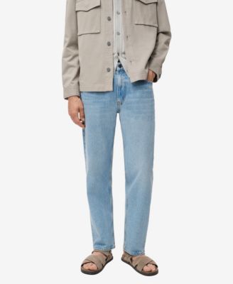 MANGO - Men's Moby Straight-Fit Light-Wash Jeans