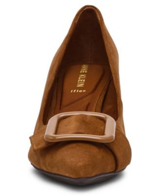 Women's Bentley Buckle Block Heel Pumps