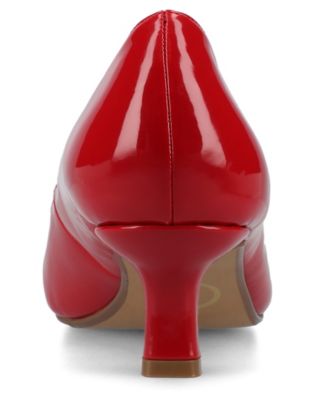 Women's Pammie Pointed Toe Kitten Heel Dress Pumps