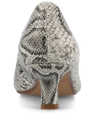 Women's Pammie Pointed Toe Kitten Heel Dress Pumps