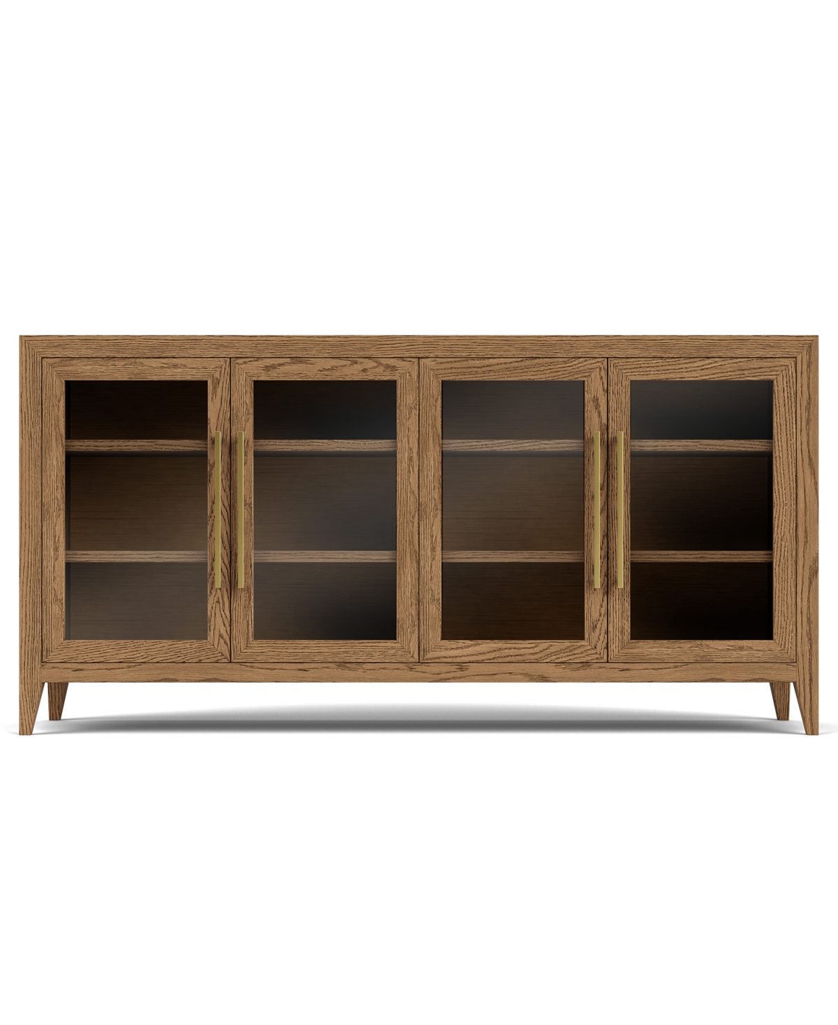 Macy's Furniture 36" Wood Everleigh Server Sideboard In Brown