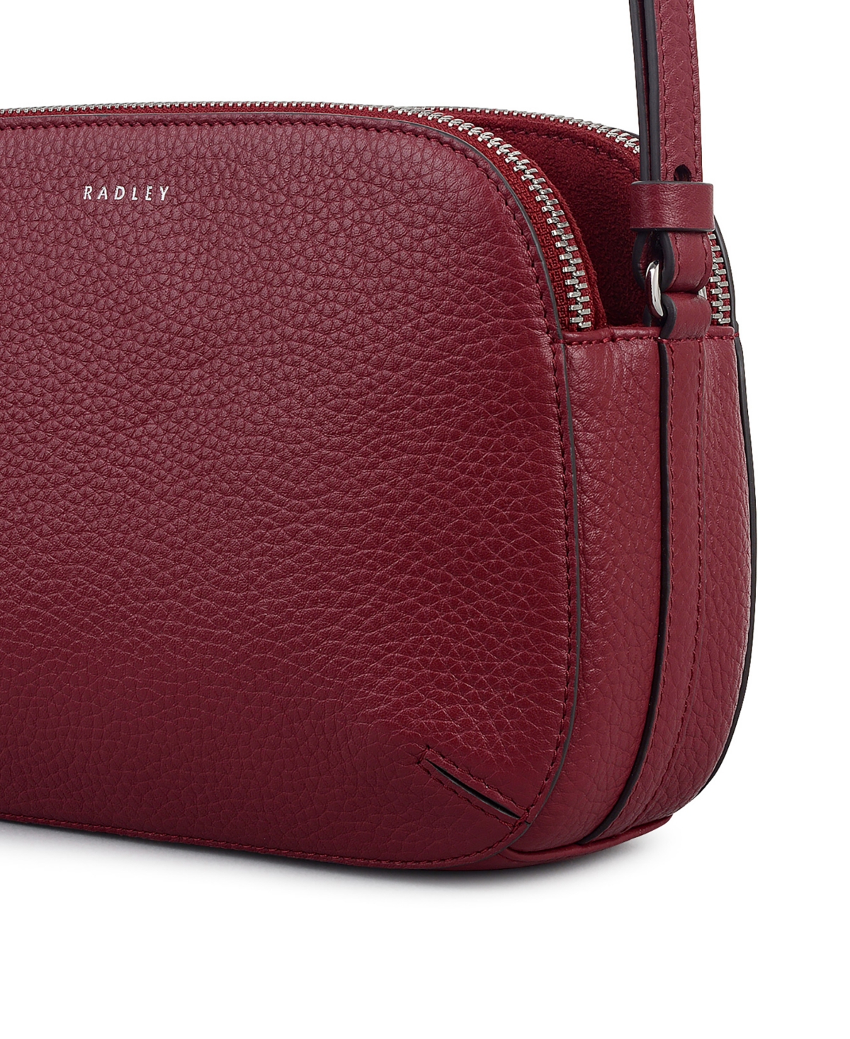 Radley London Dukes Place Small Zip Top Crossbody Bag In Red