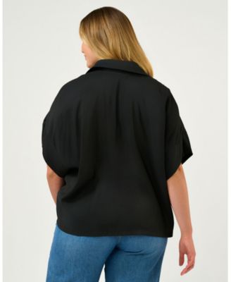 Plus Size Lela Oversized Cupro Top