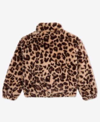 Girls' Toddler 2T-4T Stand Collar Bomber Jacket, Macy's Exclusive