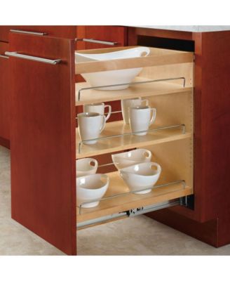 14" Pullout Kitchen Cabinet Organizer Pantry Spice Rack, 448-BC-14C