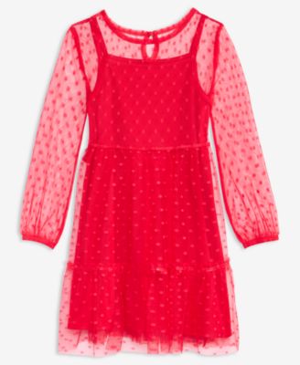 Epic Threads - Girls 5-20 Long-Sleeve Tulle Dress