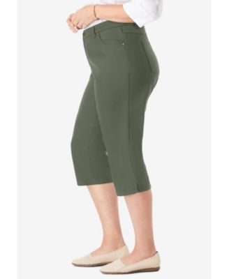 Women's Within Stretch Denim Five-Pocket Capri Jeans