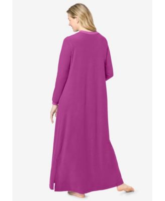 Women's Plus Size Long Sherpa Lounger