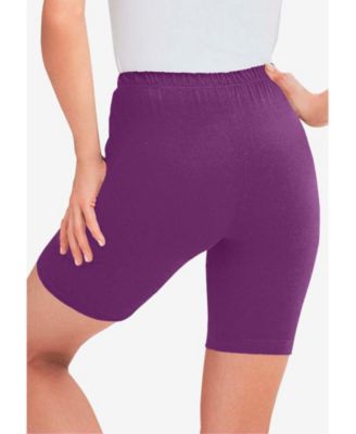 Plus Size Within Stretch Cotton Bike Short