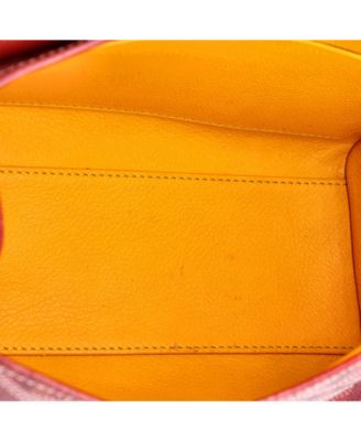 Mini Saigon Top Handle Bag Coated Canvas with Leather