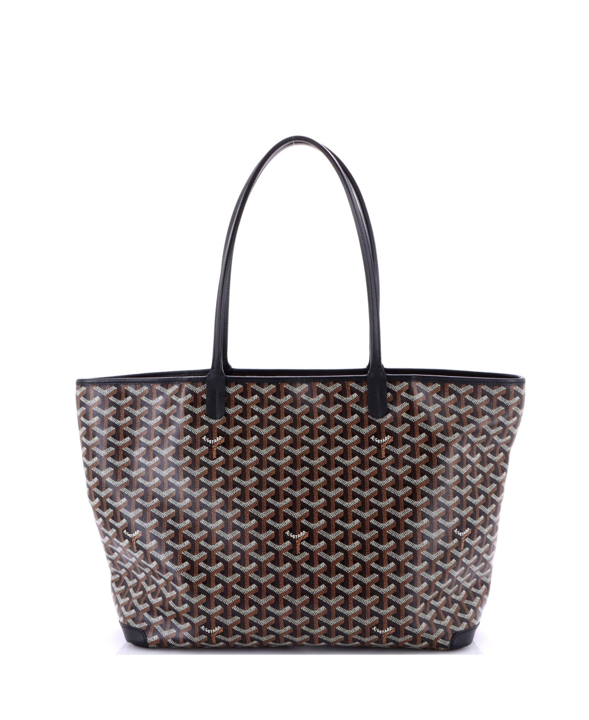 Pre-Owned Goyard Mm Artois Tote Coated Canvas