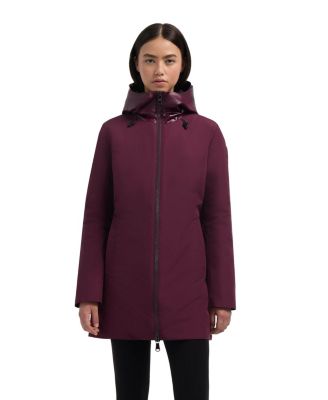 Women's Nova Mixed Media 3 in 1 Coat with Fixed Hood