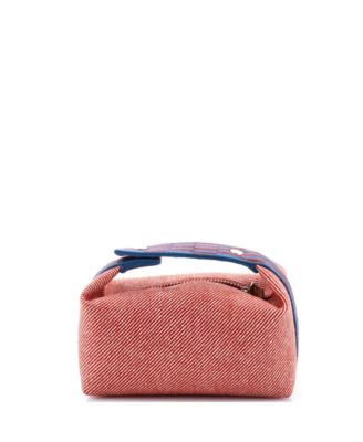 Pre-Owned HERMES PM Bride-A-Brac Travel Case Toile